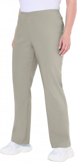 Ulla Popken Classic Stretch Bengaline Comfort Pants Brown - Vaqueros & Pantalones de Mujer Tallas Grandes – Plus Size - 