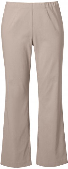Ulla Popken Classic Stretch Bengaline Comfort Pants Beige - Vaqueros & Pantalones de Mujer Tallas Grandes – Plus Size - 