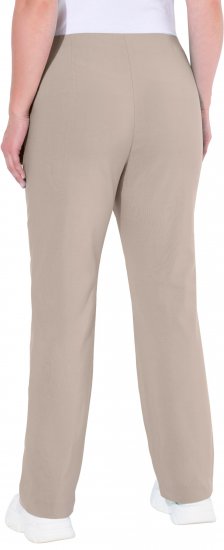 Ulla Popken Classic Stretch Bengaline Comfort Pants Beige - Vaqueros & Pantalones de Mujer Tallas Grandes – Plus Size - 