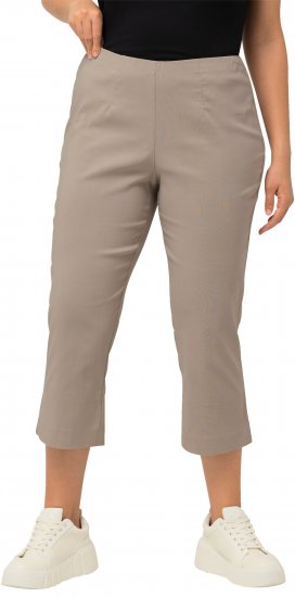 Ulla Popken Stretch Basic Bengaline Capri Pants Orange - Vaqueros & Pantalones de Mujer Tallas Grandes – Plus Size - 