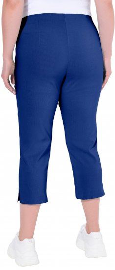 Ulla Popken Stretch Basic Bengaline Capri Pants Blue - Vaqueros & Pantalones de Mujer Tallas Grandes – Plus Size - 