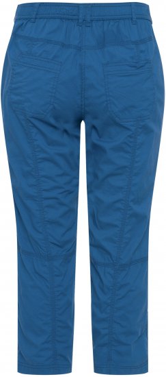 Ulla Popken Roll Tab Hem Stretch Cargo Pants Blue - Vaqueros & Pantalones de Mujer Tallas Grandes – Plus Size - 