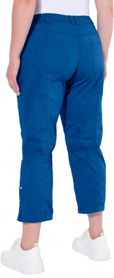 Ulla Popken Roll Tab Hem Stretch Cargo Pants Blue - Vaqueros & Pantalones de Mujer Tallas Grandes – Plus Size - 