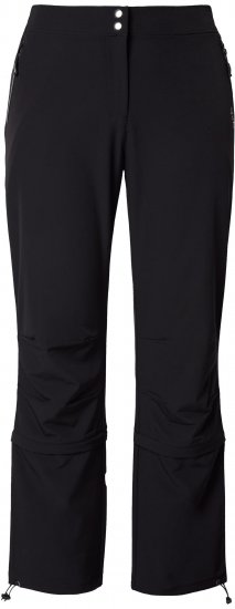 Ulla Popken Zip Off Reflective Detail Funtional Powerstretch Pants Black - Vaqueros & Pantalones de Mujer Tallas Grandes – Plus Size - 