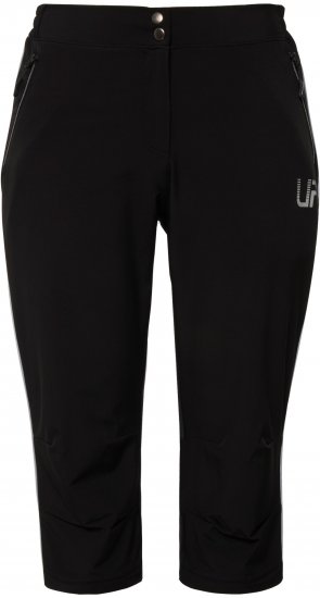 Ulla Popken Zip Off Reflective Detail Funtional Powerstretch Pants Black - Vaqueros & Pantalones de Mujer Tallas Grandes – Plus Size - 