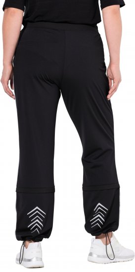 Ulla Popken Zip Off Reflective Detail Funtional Powerstretch Pants Black - Vaqueros & Pantalones de Mujer Tallas Grandes – Plus Size - 