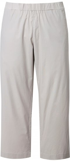 Ulla Popken Wide Leg Ruby Fit Stretch Chino Pants Pebble - Vaqueros & Pantalones de Mujer Tallas Grandes – Plus Size - 