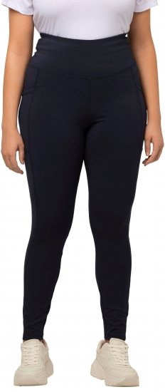 Ulla Popken High Waist Quick Dry Recycled Stretch Leggings Grey - Vaqueros & Pantalones de Mujer Tallas Grandes – Plus Size - 