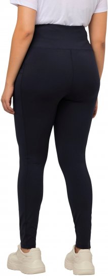 Ulla Popken High Waist Quick Dry Recycled Stretch Leggings Grey - Vaqueros & Pantalones de Mujer Tallas Grandes – Plus Size - 