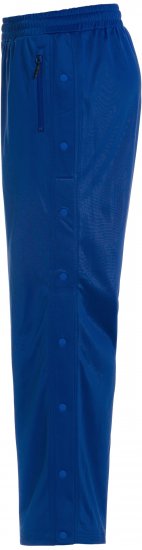 Ulla Popken Snap Placket Side Seam Wide Leg Recycled Polyester Knit Joggers Blue - Vaqueros & Pantalones de Mujer Tallas Grandes – Plus Size - 