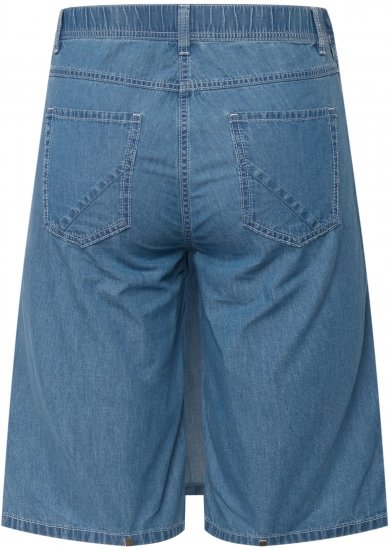 Ulla Popken Denim Wrap Look Skort Blue Denim - Vaqueros & Pantalones de Mujer Tallas Grandes – Plus Size - 