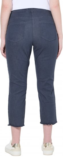Ulla Popken Stretch Blend Bengaline Pants Navy - Vaqueros & Pantalones de Mujer Tallas Grandes – Plus Size - 