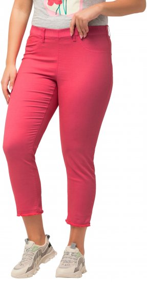 Ulla Popken Stretch Blend Bengaline Pants Light Pink - Vaqueros & Pantalones de Mujer Tallas Grandes – Plus Size - 