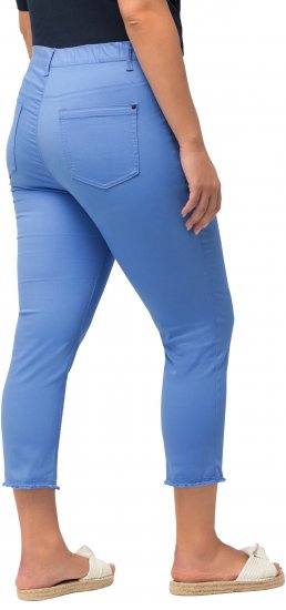 Ulla Popken Stretch Blend Bengaline Pants Blue - Vaqueros & Pantalones de Mujer Tallas Grandes – Plus Size - 