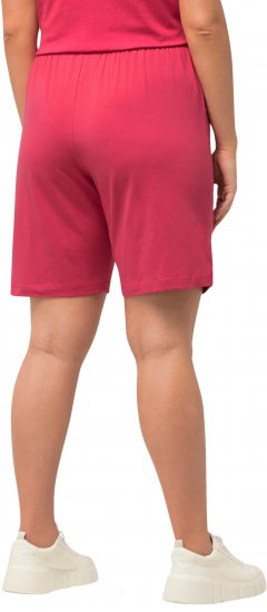 Ulla Popken Stretch Knit Bermuda Shorts Red - Vaqueros & Pantalones de Mujer Tallas Grandes – Plus Size - 