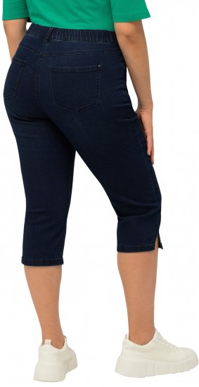 Ulla Popken Basic Capri Sarah Fit Jeans Denim Blue - Vaqueros & Pantalones de Mujer Tallas Grandes – Plus Size - 