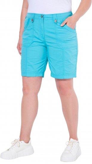 Ulla Popken Cargo Bermuda Shorts Blue - Vaqueros & Pantalones de Mujer Tallas Grandes – Plus Size - 
