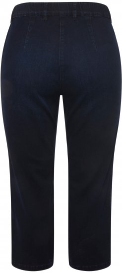 Ulla Popken Cropped Stretch Blend Mony Jeans Denim Blue - Vaqueros & Pantalones de Mujer Tallas Grandes – Plus Size - 