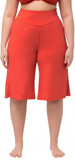 Ulla Popken Wide Leg Flared Bermuda Shorts - Vaqueros & Pantalones de Mujer Tallas Grandes – Plus Size - 