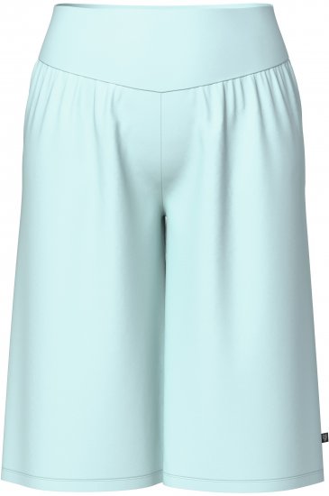 Ulla Popken Wide Leg Flared Bermuda Shorts Blue - Vaqueros & Pantalones de Mujer Tallas Grandes – Plus Size - 
