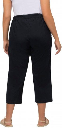 Ulla Popken Cropped Ruby Fit Pants Navy - Vaqueros & Pantalones de Mujer Tallas Grandes – Plus Size - 