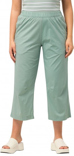 Ulla Popken Cropped Ruby Fit Pants Moss Green - Vaqueros & Pantalones de Mujer Tallas Grandes – Plus Size - 