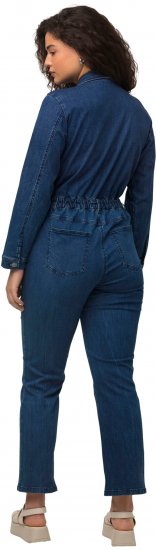 Ulla Popken Denim Boiler Suit Blue Denim - Vaqueros & Pantalones de Mujer Tallas Grandes – Plus Size - 