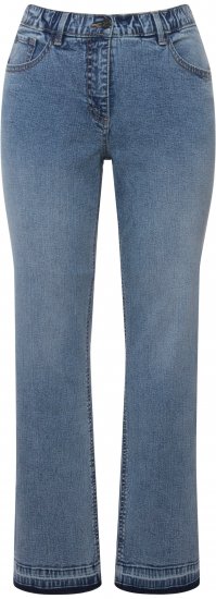 Ulla Popken Wide Leg Stretch Fit Mandy Jeans Light Blue Denim - Vaqueros & Pantalones de Mujer Tallas Grandes – Plus Size - 