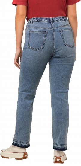 Ulla Popken Wide Leg Stretch Fit Mandy Jeans Light Blue Denim - Vaqueros & Pantalones de Mujer Tallas Grandes – Plus Size - 