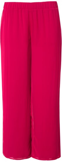 Ulla Popken Layered Chiffon Wide Leg Pants - Vaqueros & Pantalones de Mujer Tallas Grandes – Plus Size - 