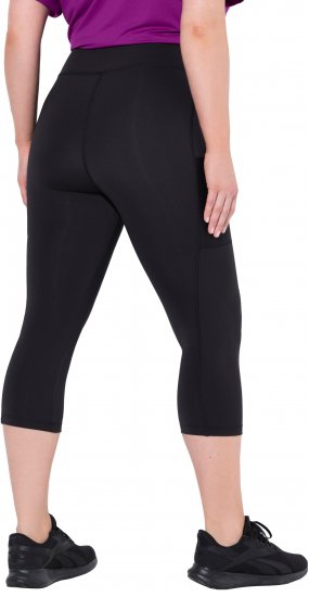 Ulla Popken Cropped High Waisted Leggings Black - Vaqueros & Pantalones de Mujer Tallas Grandes – Plus Size - 