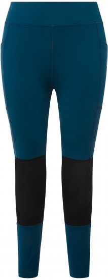 Ulla Popken High Waisted Hiking Leggings Blue - Vaqueros & Pantalones de Mujer Tallas Grandes – Plus Size - 