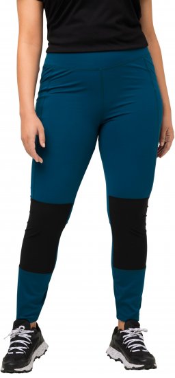 Ulla Popken High Waisted Hiking Leggings Blue - Vaqueros & Pantalones de Mujer Tallas Grandes – Plus Size - 