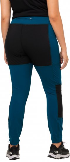 Ulla Popken High Waisted Hiking Leggings Blue - Vaqueros & Pantalones de Mujer Tallas Grandes – Plus Size - 