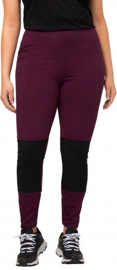 Ulla Popken High Waisted Hiking Leggings Purple - Vaqueros & Pantalones de Mujer Tallas Grandes – Plus Size - Vaqueros y pantalones, EU 42-70