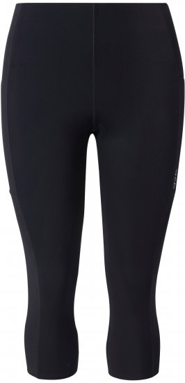 Ulla Popken Cropped Sports Leggings Black - Vaqueros & Pantalones de Mujer Tallas Grandes – Plus Size - 