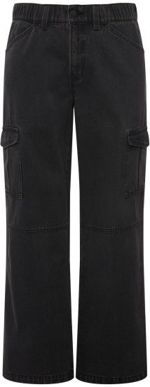 Ulla Popken Mandy Cargo Jeans Black - Vaqueros & Pantalones de Mujer Tallas Grandes – Plus Size - 