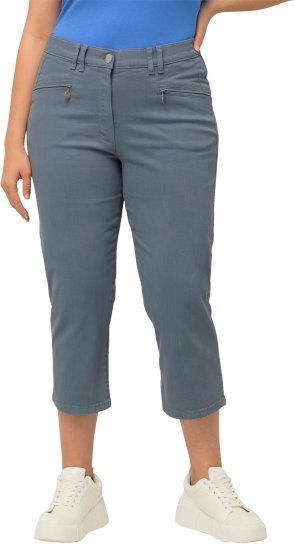 Ulla Popken Cropped Stretch Fit Mony Pants Light Sapphire - Vaqueros & Pantalones de Mujer Tallas Grandes – Plus Size - 