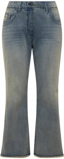 Ulla Popken Fringed Leg Mandy Jeans Blue - Vaqueros & Pantalones de Mujer Tallas Grandes – Plus Size - 