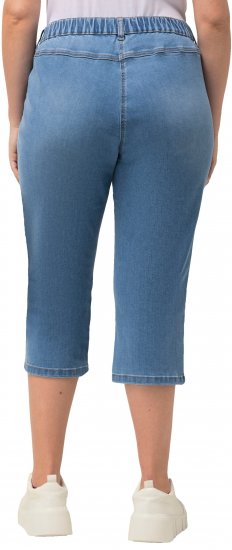 Ulla Popken Sienna Stretch Denim Capris Blue - Vaqueros & Pantalones de Mujer Tallas Grandes – Plus Size - 