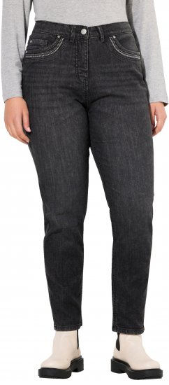 Ulla Popken Rivet Detail Mom Jeans Denim Blue - Vaqueros & Pantalones de Mujer Tallas Grandes – Plus Size - 