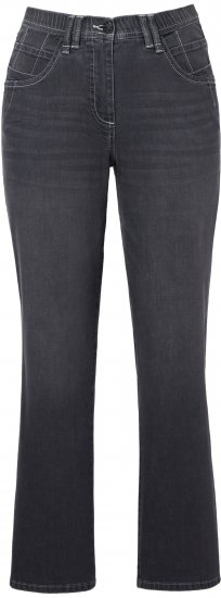Ulla Popken Wide Leg Mandy Jeans Black - Vaqueros & Pantalones de Mujer Tallas Grandes – Plus Size - Vaqueros y pantalones, EU 42-70