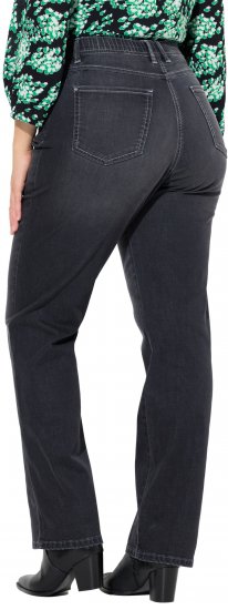 Ulla Popken Wide Leg Mandy Jeans Black - Vaqueros & Pantalones de Mujer Tallas Grandes – Plus Size - Vaqueros y pantalones, EU 42-70