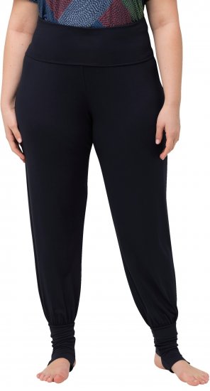 Ulla Popken Stirrup Yoga Pants Navy - Vaqueros & Pantalones de Mujer Tallas Grandes – Plus Size - 