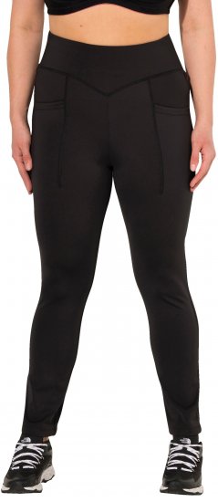 Ulla Popken Straight Leg Quick Drying Leggings Black - Vaqueros & Pantalones de Mujer Tallas Grandes – Plus Size - 