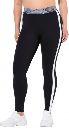 Ulla Popken High Waisted Leggings Black - Vaqueros & Pantalones de Mujer Tallas Grandes – Plus Size - 