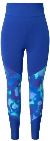 Ulla Popken Quick Dry Abstract Print Leggings Blue - Vaqueros & Pantalones de Mujer Tallas Grandes – Plus Size - 
