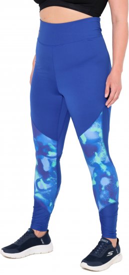 Ulla Popken Quick Dry Abstract Print Leggings Blue - Vaqueros & Pantalones de Mujer Tallas Grandes – Plus Size - 