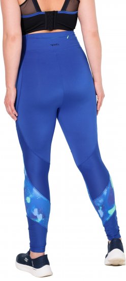 Ulla Popken Quick Dry Abstract Print Leggings Blue - Vaqueros & Pantalones de Mujer Tallas Grandes – Plus Size - 