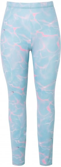 Ulla Popken Wave Print Ski Leggings Blue - Vaqueros & Pantalones de Mujer Tallas Grandes – Plus Size - 